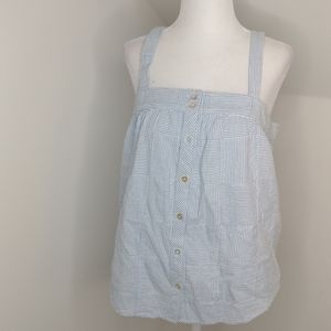 NWOT Vineyard Vines Button Front Tank top Size S